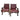 Pair of English Regency Style Chesterfield Club Chairs