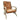Boho Tufted Leather Lounge Chair